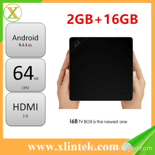 2016 Newest bluetooth 4.0 set top box i68 2GB RAM 16gb ROM octa core Android 5.1 wifi TV box i68 II